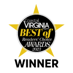 Costal Virginia Best of Readers Choice Awards 2023 Winner